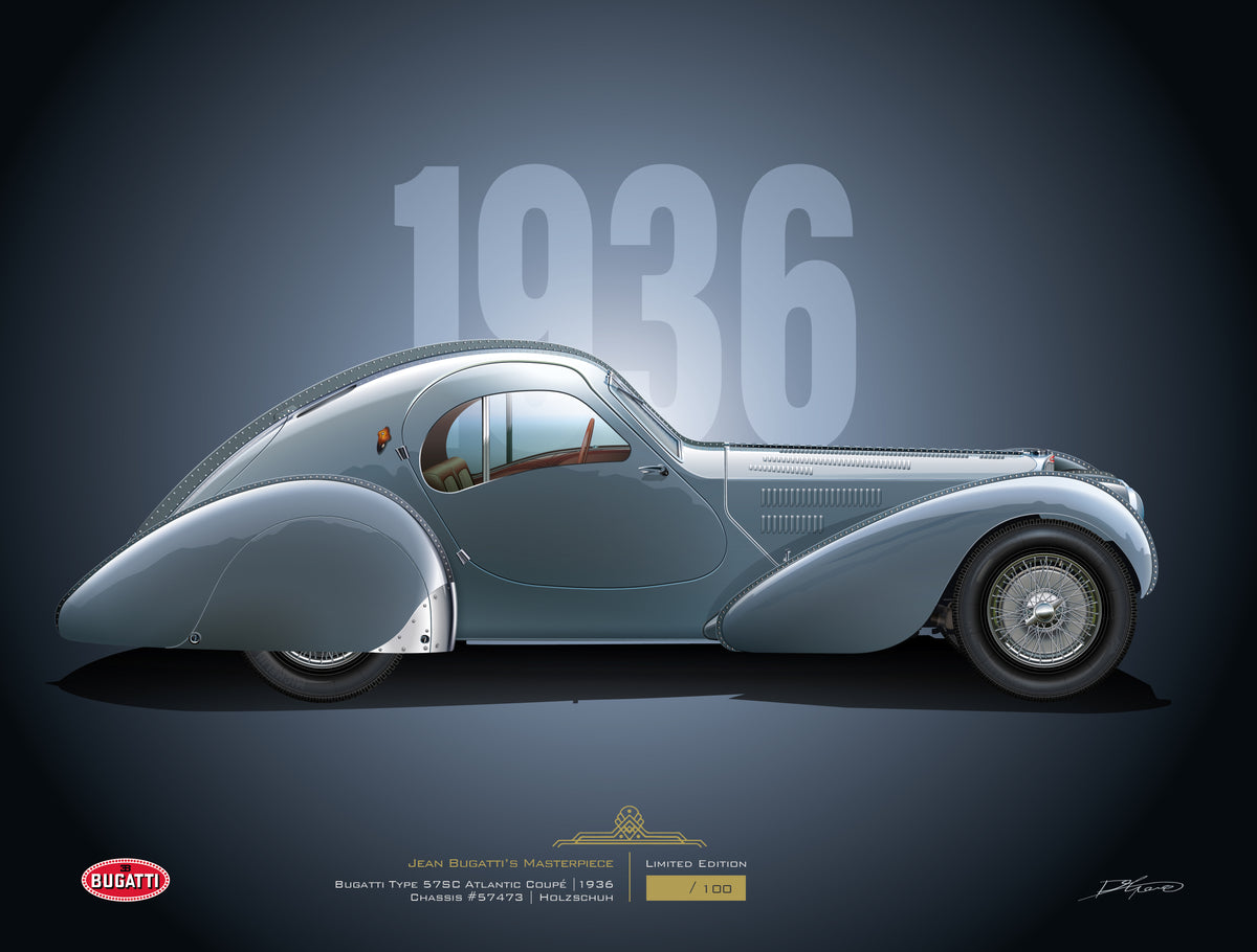 1936 - 1938 Bugatti Type 57 SC Atlantic Coupe - Images