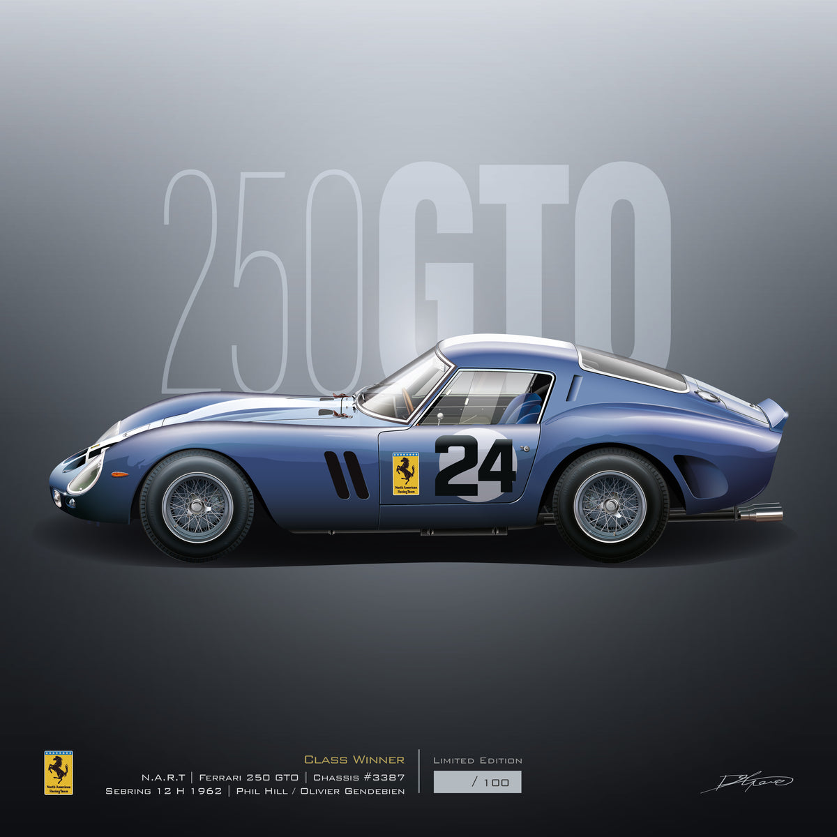 1962_Ferrari 250 GTO_Sebring – Autografic
