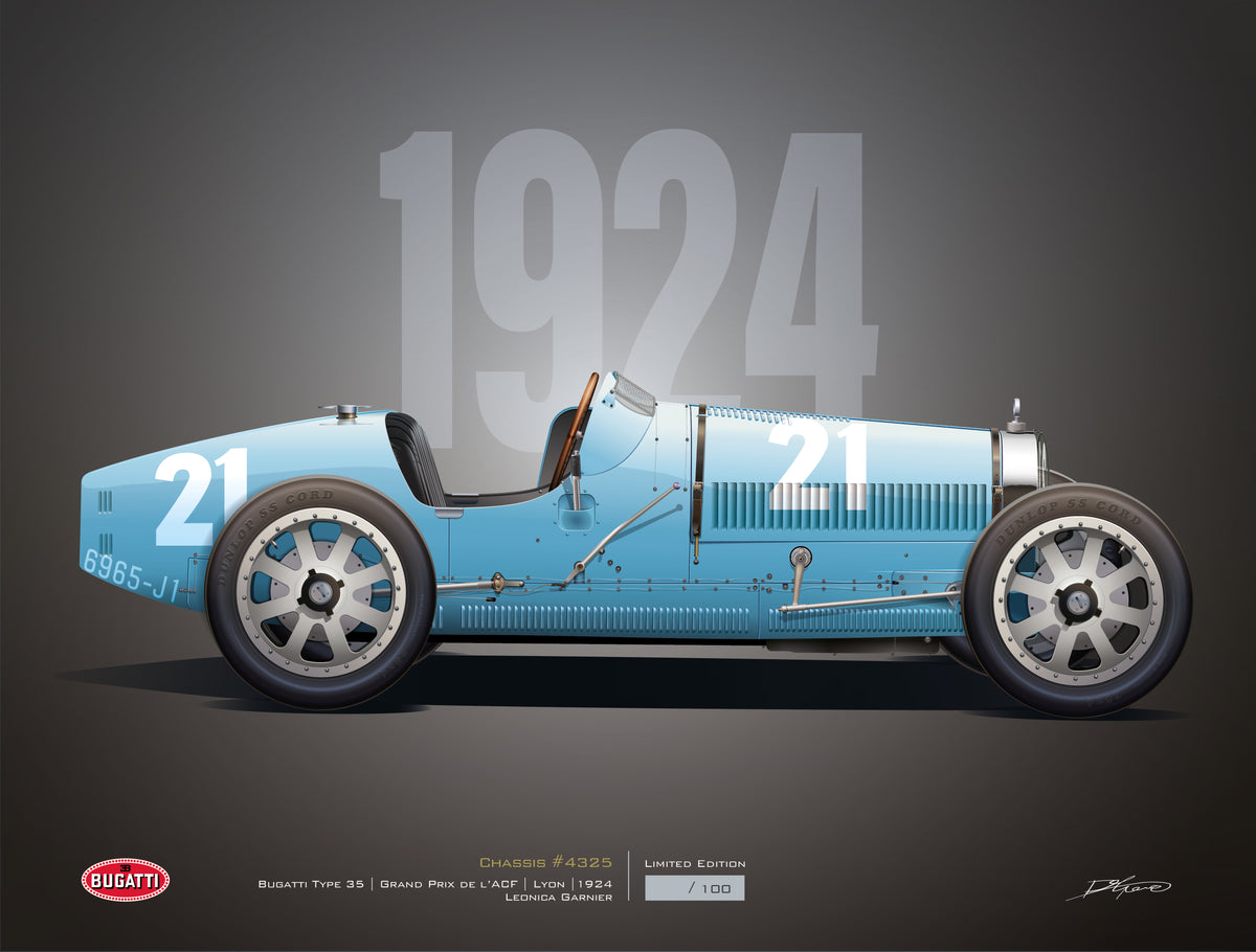 1924 Bugatti 35 'Lyon' No.21 – Autografic