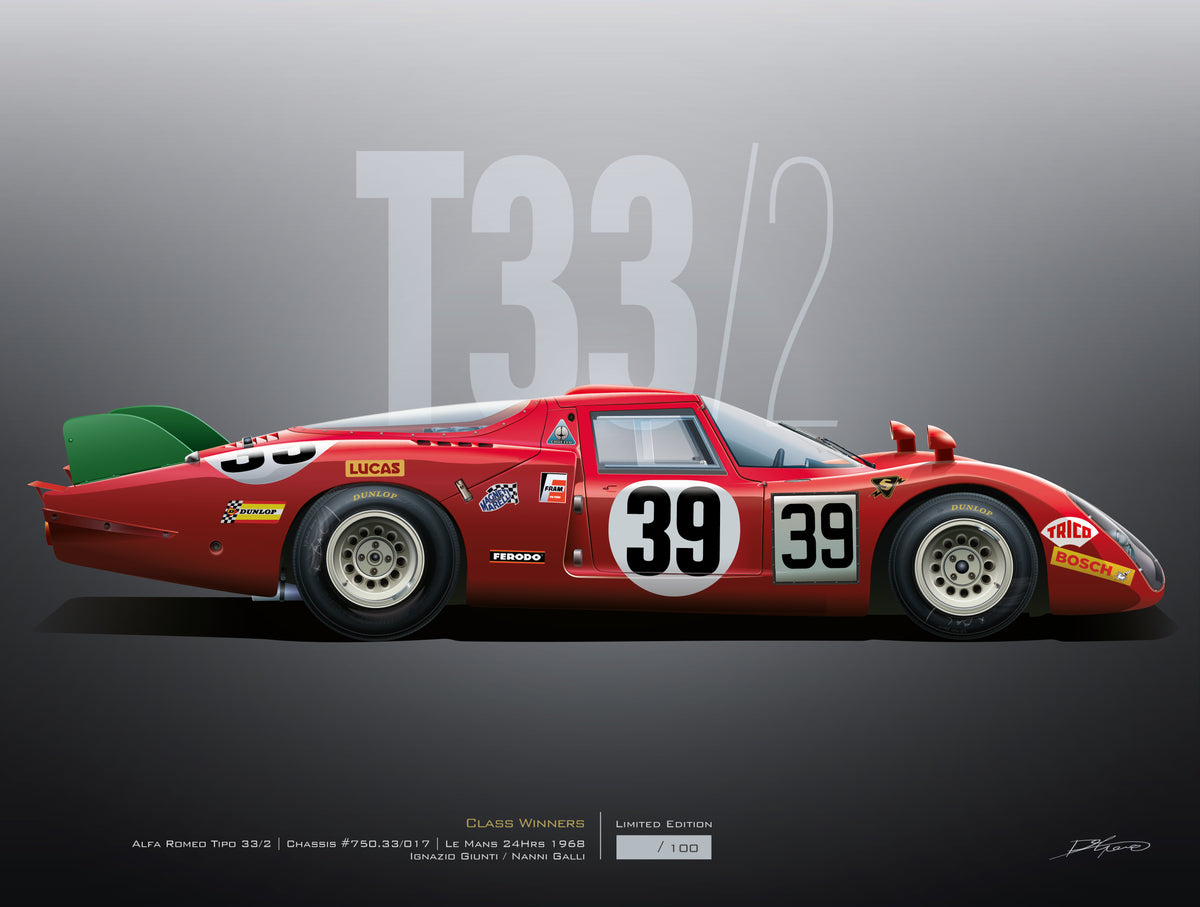 1968 Alfa Romeo T33/2 LM – Autografic