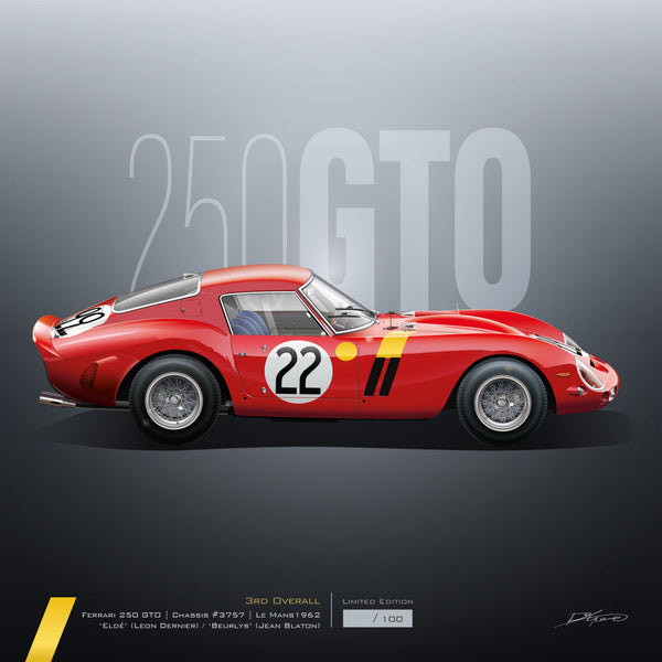 1962_Ferrari 250 GTO_LM #22 – Autografic