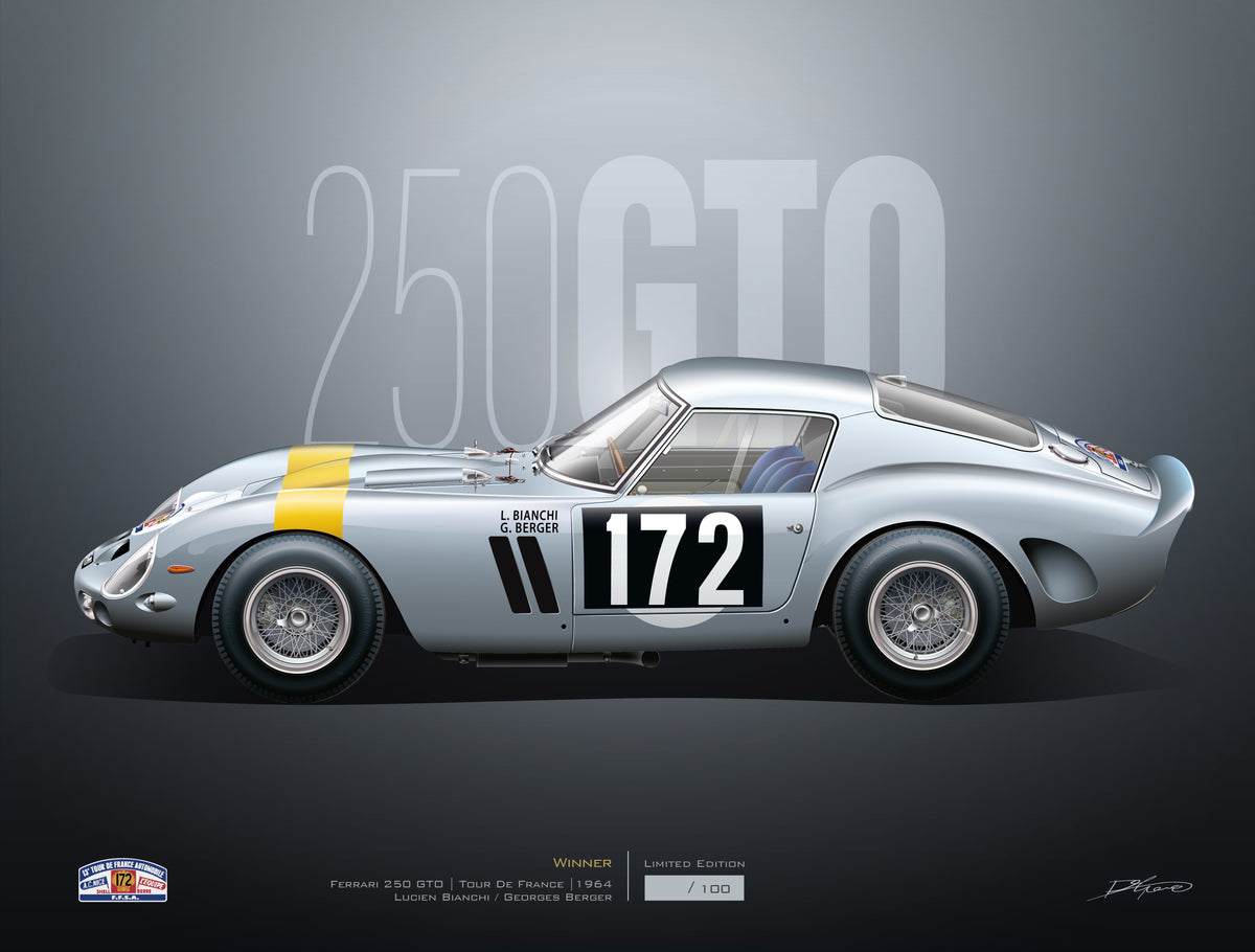 1963_Ferrari 250 GTO_Tour de France '64 – Autografic