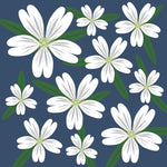 PE50 White flowers (pack of 6)