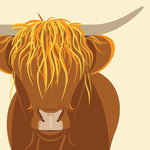 UP21 Highland cow (pack of 6)