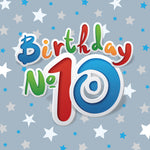 BB10 Birthday No.10 (pack of 6)