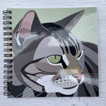 GNUP33 Tabby cat notebook